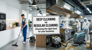 Deep Cleaning vs Regular Cleaning: When Does Your Business Need Each?