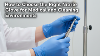 How to Choose the Right Nitrile Glove for Medical and Cleaning Environments