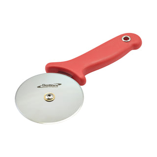 Stainless Steel Pizza Cutter Slicing Blade 4" Wheel – Colour Handle Options (Black, Green, Red, White)