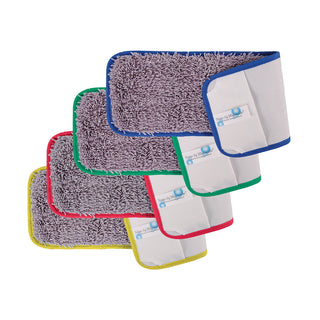 Pack of 5 Microfibre Flat Mop 43cm Nano