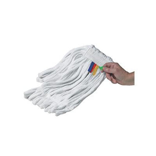 Kentucky Mop Microfibre Stayflat Flagged 340g White