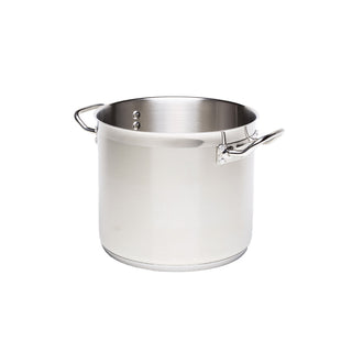 Stainless Steel Stockpot Without Lid 8L–71L – Heavy Duty 18/4 Catering Cookware Various Sizes