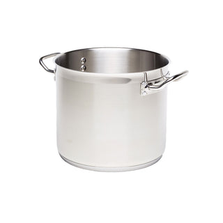 Stainless Steel Stockpot Without Lid 8L–71L – Heavy Duty 18/4 Catering Cookware Various Sizes