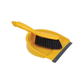 Professional Dust Pan & Brush Set Stiff