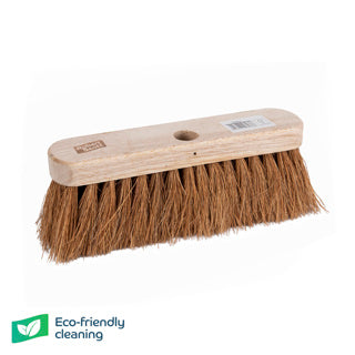 Wooden Broom Only Soft Bristle With Hole 10"