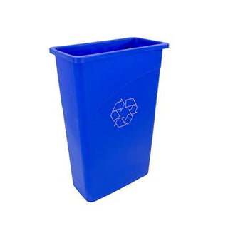 Recycle Wall Hugger 90 Litre Blue Single