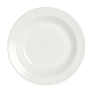 Utopia Simplicity White Rimmed Soup Plate 23cm / 9" - Pack of 24