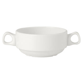 Utopia Simplicity White Handled Stacking Soup Cup 28.5cl - Pack of 36
