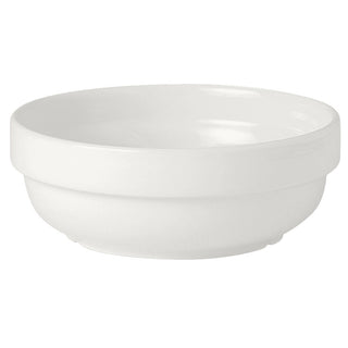 Simplicity White Stacking Bowl - Small, Medium & Large Sizes - Pack of 12