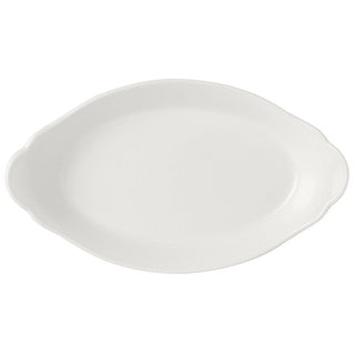 Simplicity White Oval Eared Dish - Full Range of Sizes