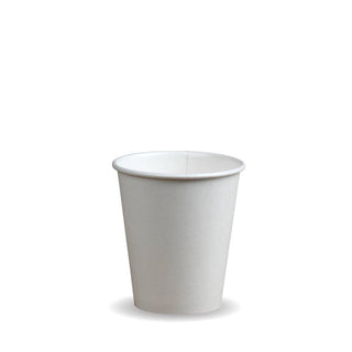 Pack Of 1000 6oz White Compostable Single Wall Cup