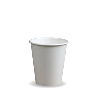 Pack Of 1000 8oz White Compostable Single Wall Cup