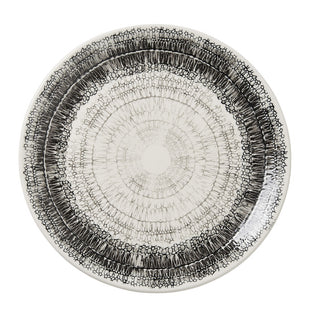 Petra Graphite Coupe Plate - Various Sizes Available - Pack of 12