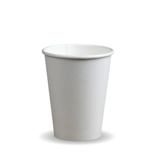 Pack Of 1000 12oz White Compostable Single Wall Cup