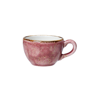 Craft Raspberry Low Cup - 3oz, 8oz Ceramic Coffee Cups | Set of 12