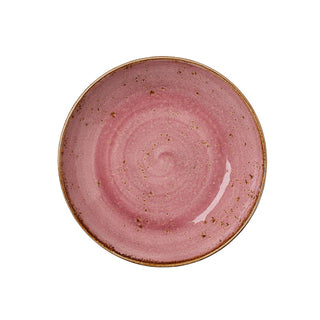 Craft Raspberry Ceramic Coupe Bowl 21.6cm, 25.5cm | Set of 12