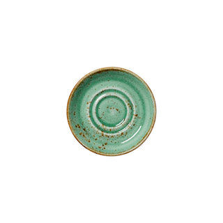 Craft Aqua Double Well Saucer Ceramic Round 14.5cm, 11.75cm | Set of 12
