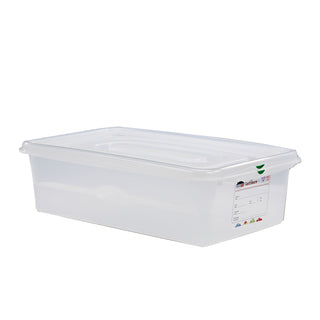 Gastronorm Storage Container 1/1 Size 8L to 28L Pack of 6 Plastic Polypropylene Storage Box for Kitchen