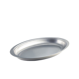 Stainless Steel Oval Banqueting Dish 50 x 31.3 x 5cm Durable Buffet Platter for Food Service