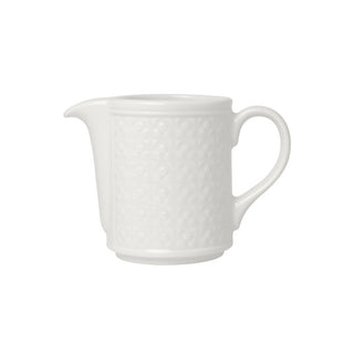 Bead Accent White Porcelain Jug 14.25cl (5oz) - Box of 6