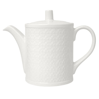 Bead Accent White Porcelain Beverage Pot - Various Sizes Available - Pack of 6