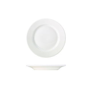 Porcelain Classic Winged Plate White Vitrified Dining & Serving Tableware Pack of 6 Various Size Availble