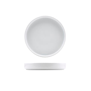 Porcelain Presentation Plate 18/20cm – White Vitrified Fine Dining & Food Display Tableware Pack of 6