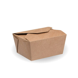 Pack Of 450 800ml Kraft #1 Hot Food boxes