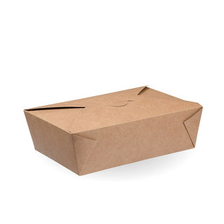 Pack Of 180 1,500ml Kraft #3 Hot Food Boxes