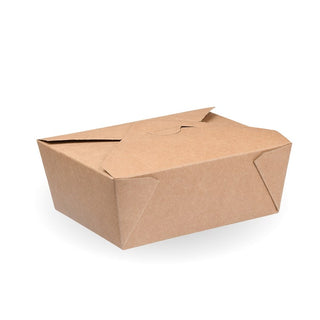 Pack Of 180 2,500ml Kraft #4 Hot Food Boxes