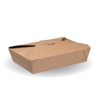 Pack Of 500 530ml Kraft #10 Hot Food Boxes