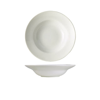 Pasta Dish Various Sizes 22x5/25x6/30x7cm Pack of 6 Porcelain Stylish Tableware Perfect for Dining Display Use