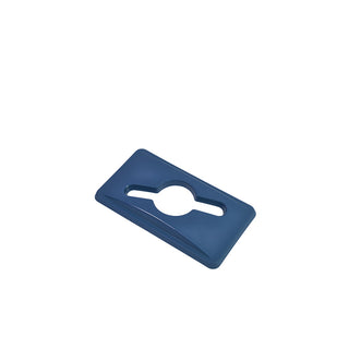 Lid For Slim Recycling Bin Blue/Green for Paper & Glass Plastic-Polypropylene Pack of 1
