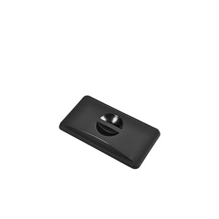 Black Closed Lid For Slim Recycling Bin 52x30.5x5cm Pack of 1 Polypropylene cover perfect for organized waste sorting recycling use