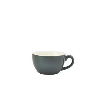 Bowl Shaped Cup 17.5cl/6oz 11x9x5cm Pack of 6 Porcelain Elegant Coffee Cup for Hotel Restaurant and Home