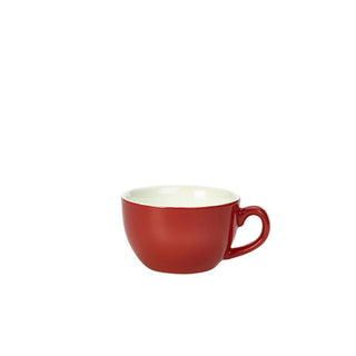 Bowl Shaped Cup 17.5cl/6oz 11x9x5cm Pack of 6 Porcelain Elegant Coffee Cup for Hotel Restaurant and Home