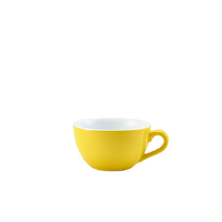 Bowl Shaped Cup 17.5cl/6oz 11x9x5cm Pack of 6 Porcelain Elegant Coffee Cup for Hotel Restaurant and Home