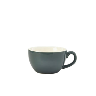 Bowl Shaped Cup 25cl/8.75oz 12.5x10x6cm Pack of 6 Porcelain Coffee Cup for Restaurant Hotel and Home Use