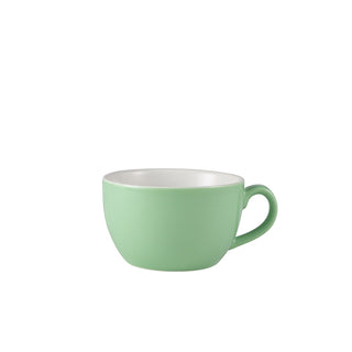 Bowl Shaped Cup 25cl/8.75oz 12.5x10x6cm Pack of 6 Porcelain Coffee Cup for Restaurant Hotel and Home Use