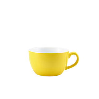 Bowl Shaped Cup 25cl/8.75oz 12.5x10x6cm Pack of 6 Porcelain Coffee Cup for Restaurant Hotel and Home Use
