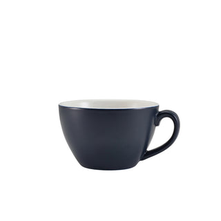 Bowl Shaped Coffee Cup 34cl/12oz Various Colours Porcelain for Café and Home Pack of 6