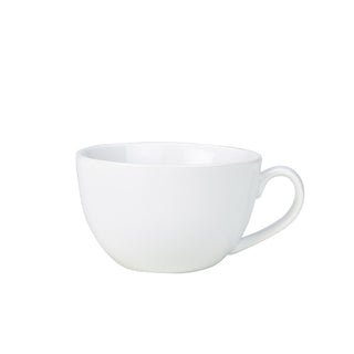 Tea Coffee Cup Bowl Shaped White Cup Various Capacity Porcelain Tableware Cup Pack of 6