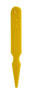 Pack of 1000 Steak Marker Yellow - Medium Well