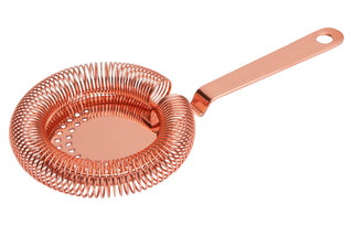 Mezclar Round Strainer Copper Plated