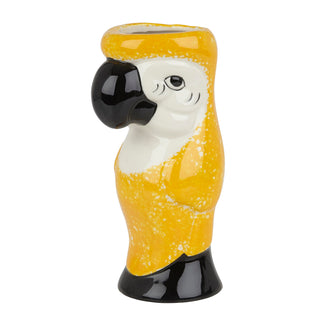 Yellow Ceramic Parrot Tiki Mug - 750ml