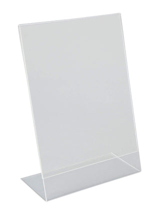 A5 Perspex Menu Holder Angled