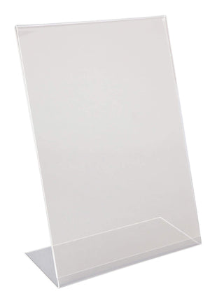 A4 Perspex Menu Holder Angled