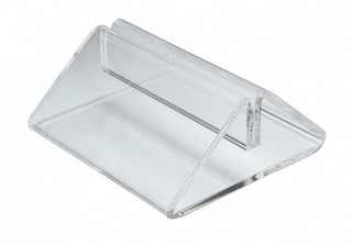 Tent Menu Holder - Clear Perspex