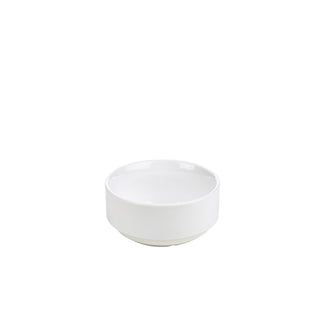 White Porcelain Unhandled Cereal & Soup Bowls - Set of 6 - 250ml Bowls for Breakfast, Pasta, Salad & Noodles