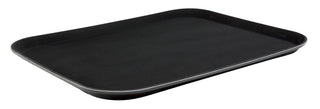 14″ x 18″ Rectangular Black Non Slip Tray